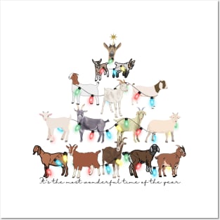 All Goats the Goats for Christmas Posters and Art